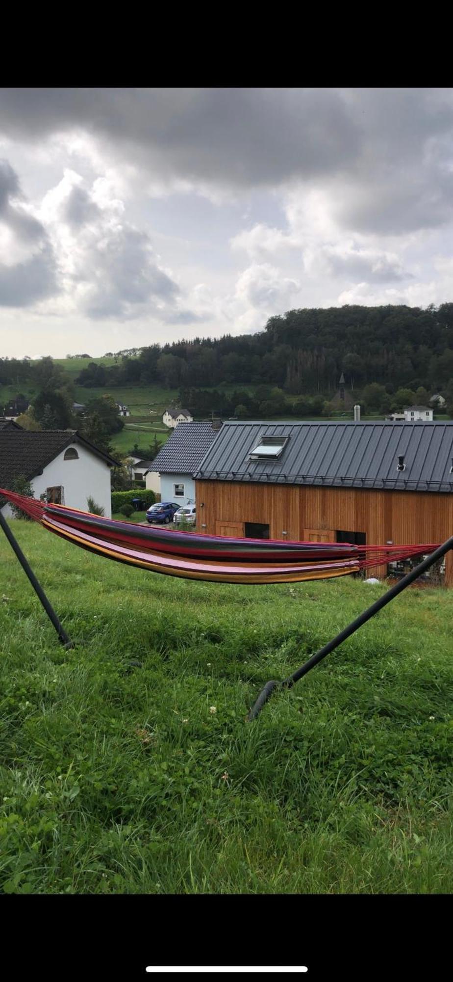 Eifelhausaufzeit-Vulkaneifel-Architekten-Chalet Mit Sauna Im Vulkankrater Immerath Kültér fotó